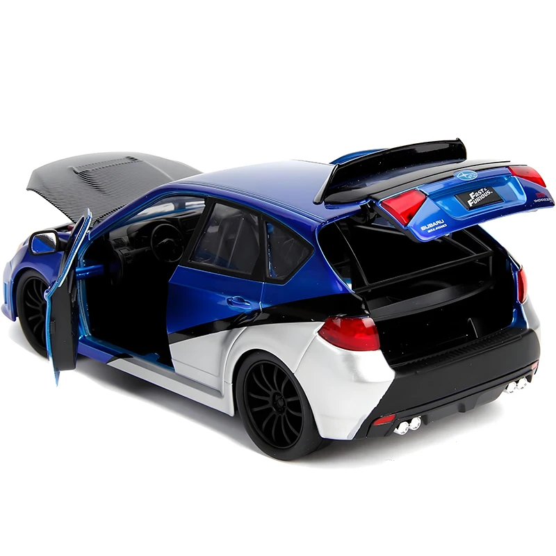 1:24 subaru impreza wrx sti legierung auto diecasts & spielzeug fahrzeuge auto modell miniatur modell modell auto spielzeug für kinder