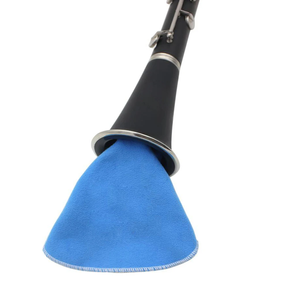 

4 Pcs Musical Instrument Cleaning Cloth Instruments Clarinet Inside Tube Cleaner Faux Suede for Flute Accesories
