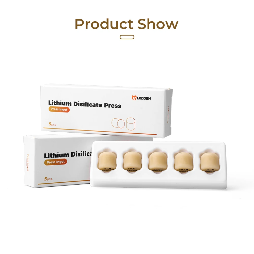 LODDEN 10 Stück Lithiumdisilikat-Pressbarren für Dental-Glaskeramik-Pressverfahren für ultradünne Veneers, minimalinvasive Reparatur HT/LT – Detail 10