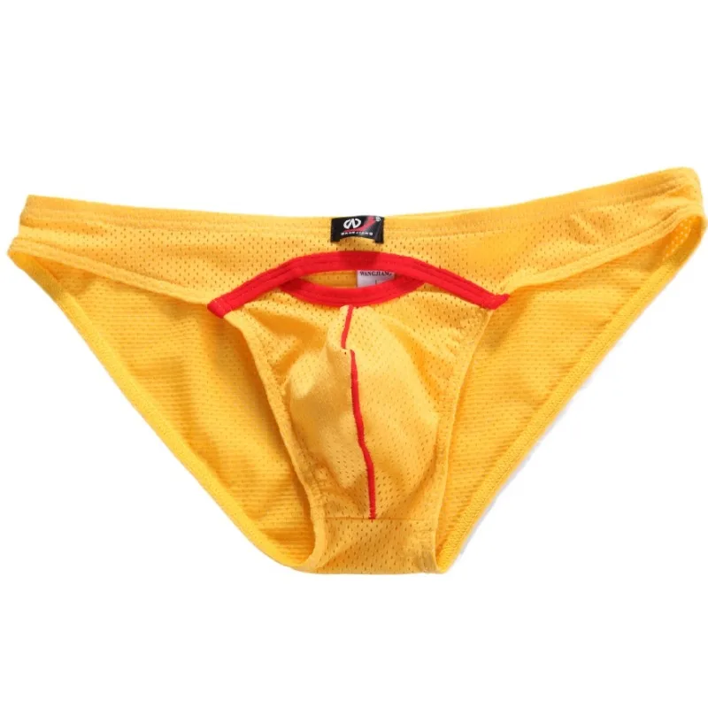 

Мужские трусы-танга с вырезами, сетчатые, дышащие, эротические, с низкой посадкой, U-образным выпуклым карманом, цветные, мягкие, эластичные, сексуальное нижнее белье