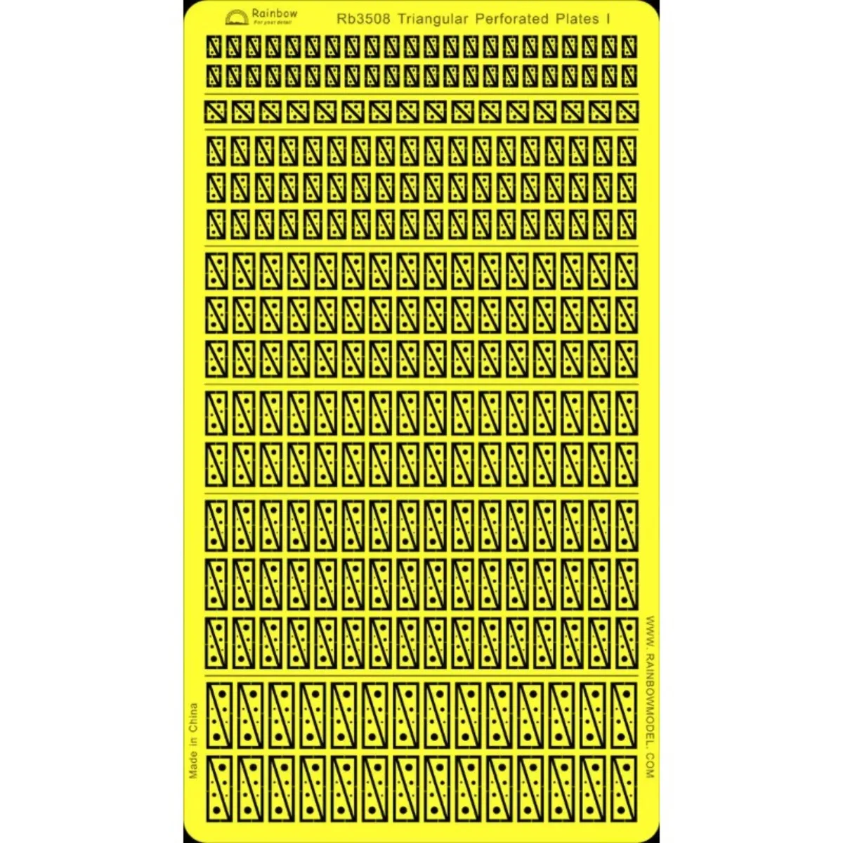

Rainbow The Etching Part PE 1/350 Tri-perforated plate I RB3508