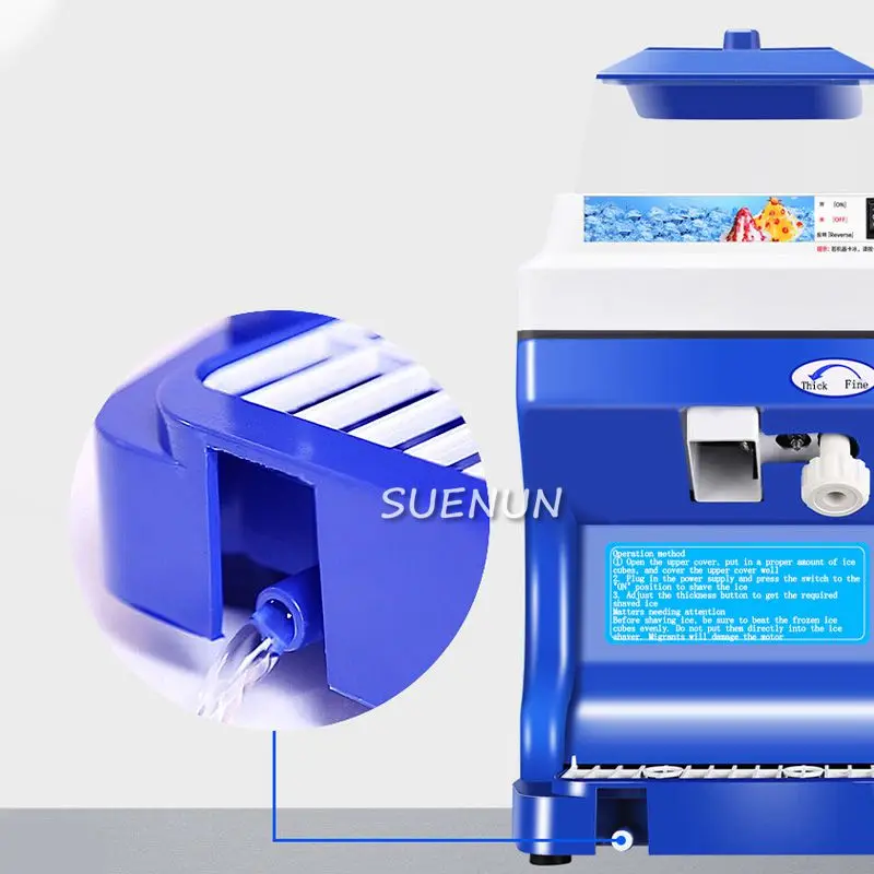 市販の電気かき氷機,220V,ミルクティーショップ,スムージー,砕いた氷,雪片,家電機器,250W