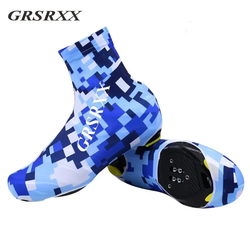 GRSRXX Summer Cycling Shoe Cover Men\'s Road Racing Bike Shoes Cover Windproof MTB Breathable Cool Cycling Shoe