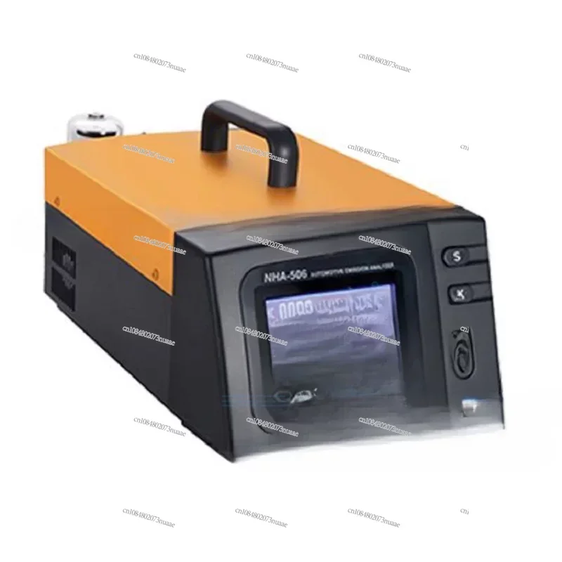 Portable Vehicle Exhaust Gas Analyzer, Five Gases, HC, CO, CO2, O2, NO Concentration, Universal Emission Detector