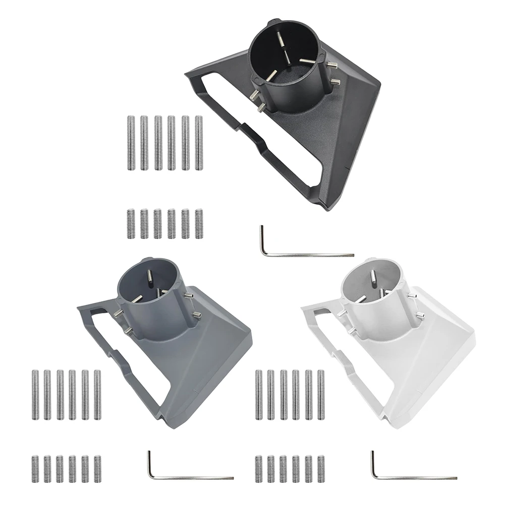 

For Gen 3 Pipe Adapter Pole Mount Roof Mounting Pole Pipe Connectors for Standard Dish V3 Kickstand