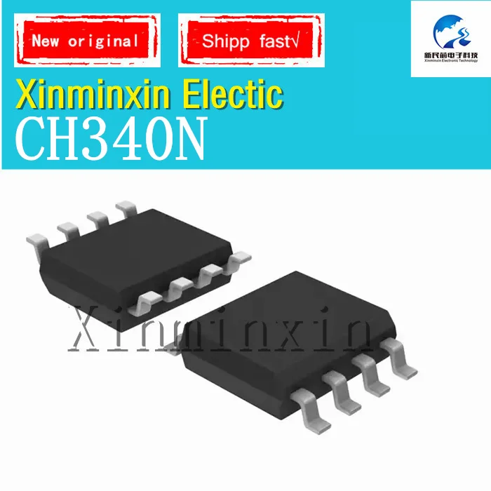 10 Stks/partij Ch340n Ch340 Sop8 Ic Chip Nieuw Origineel