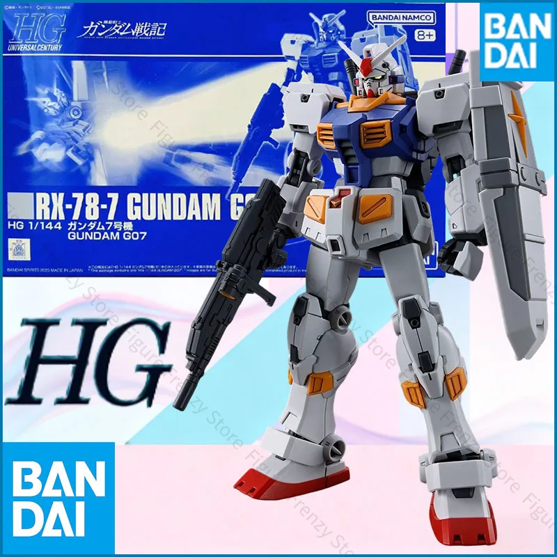 

Spot SaleEn Stock BANDAI caja Original HG RX-78-7 GUNDAM G07 traje móvil Gundam figura acción molo juguete para regalo para niñ