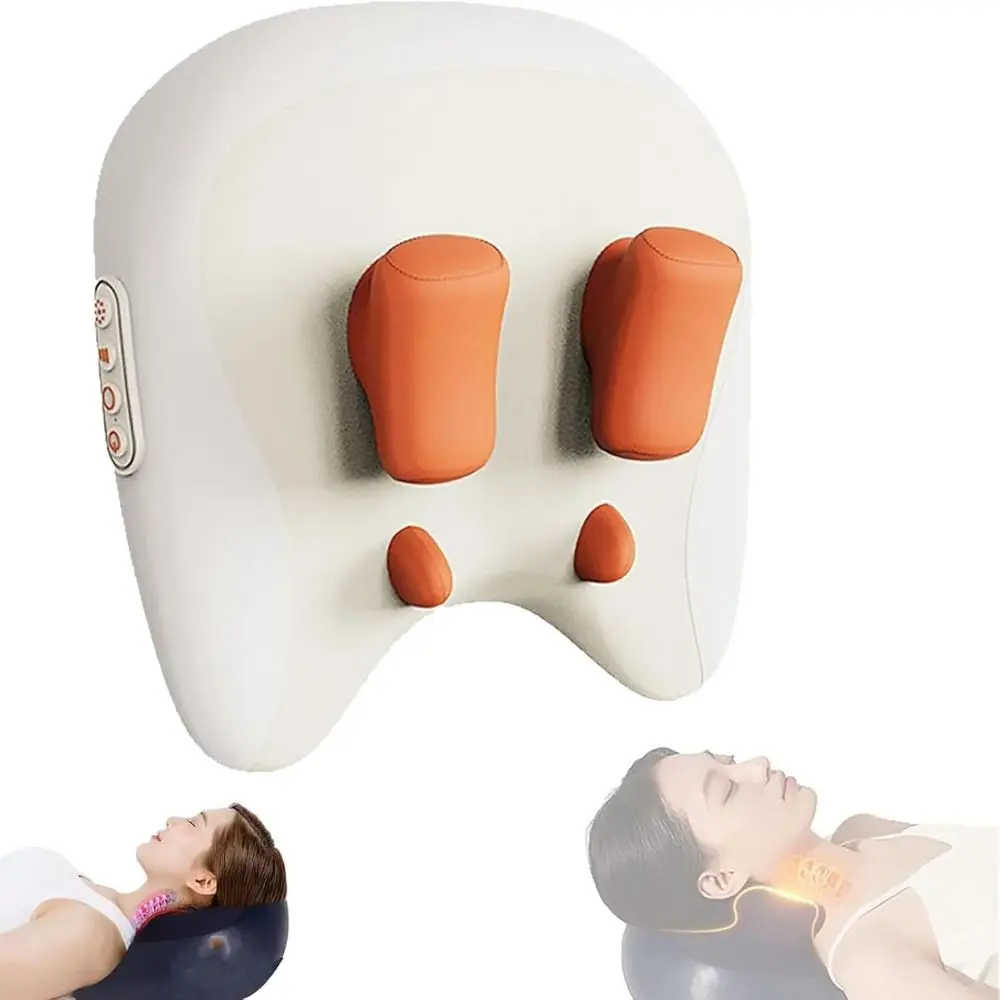 

Full-Body Use Pillow Neck & Shoulder Massager Three Modes Ultra-Quiet 4D Neck Massager Adjustable Strength Deeply Relax Neck