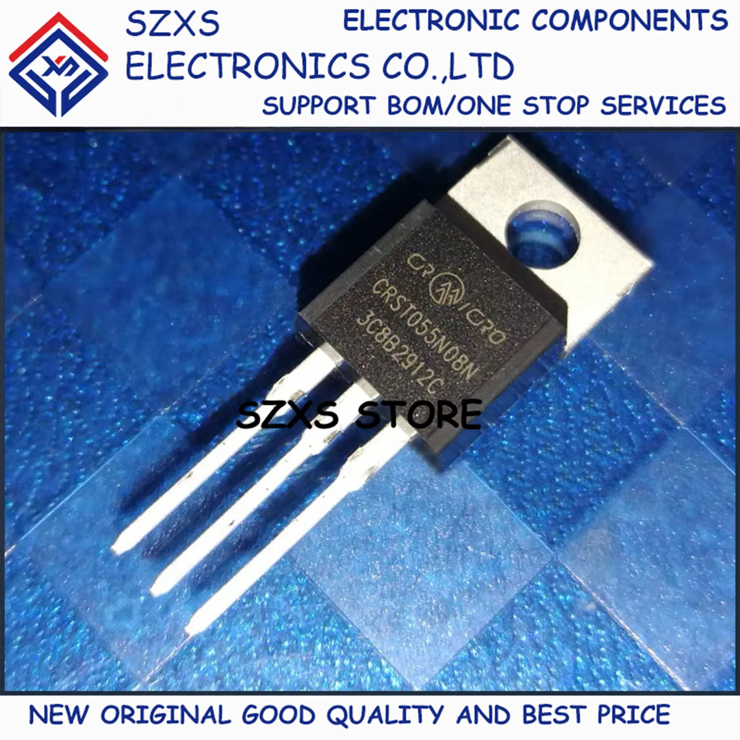 

New Original 10Pcs CRST055N08N TO-220 85V 120A MOSFET Field Effect Transistor In Stock Electronic Components Good Quality