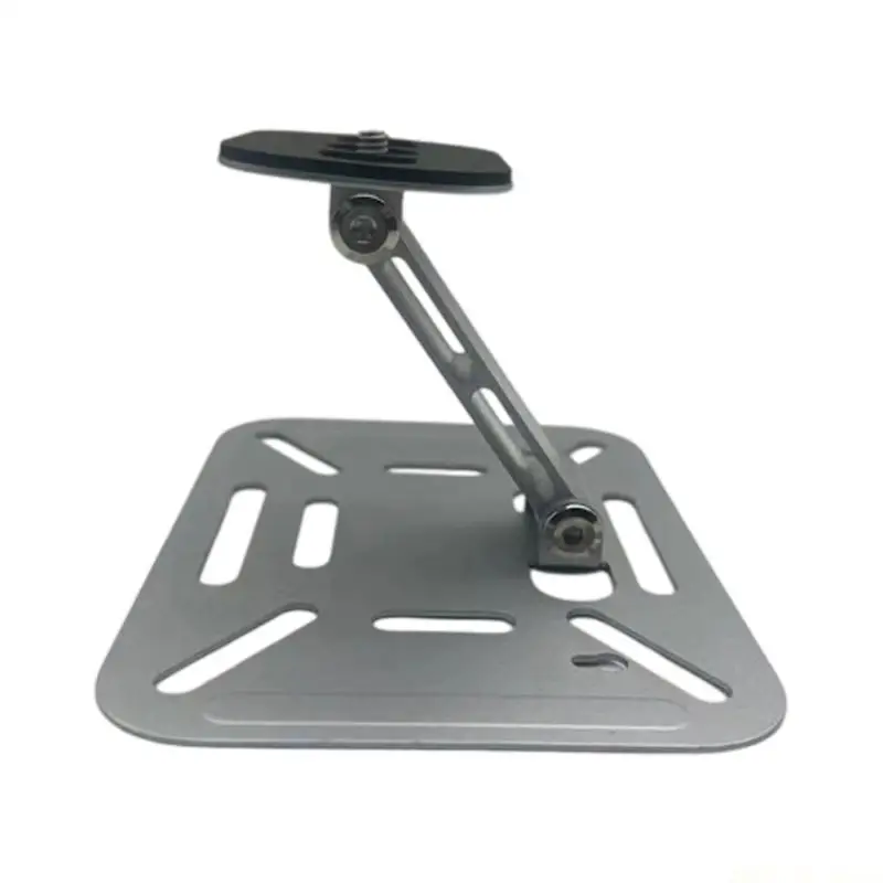 M5TD Adjustable Projector Stand With Collapsible Double-tiered Holder Design Portable Steel Frame For Stability Durability