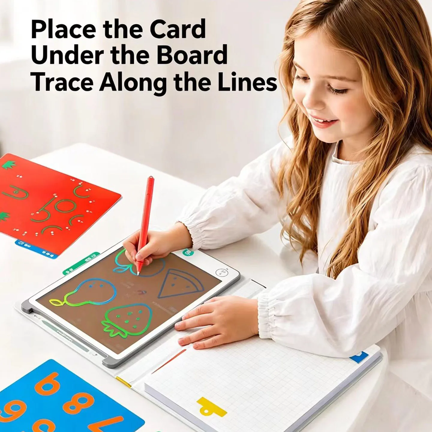 10 Inch Tracing Board, Kids LCD Writing Tablet, Educational Drawing Board, Electronic Sketch Pad