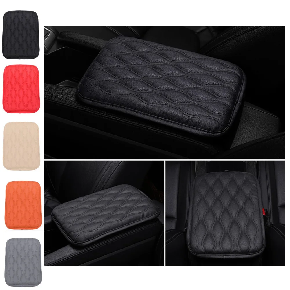 Leather Car Armrest Box Mat For MAZDA CX-3 CX-5 CX-7 CX-9 BT50 MX-5 MX-5 Miata RX8 Tribute Mazda 3 5 6 7 Car Armrest Pad Cover