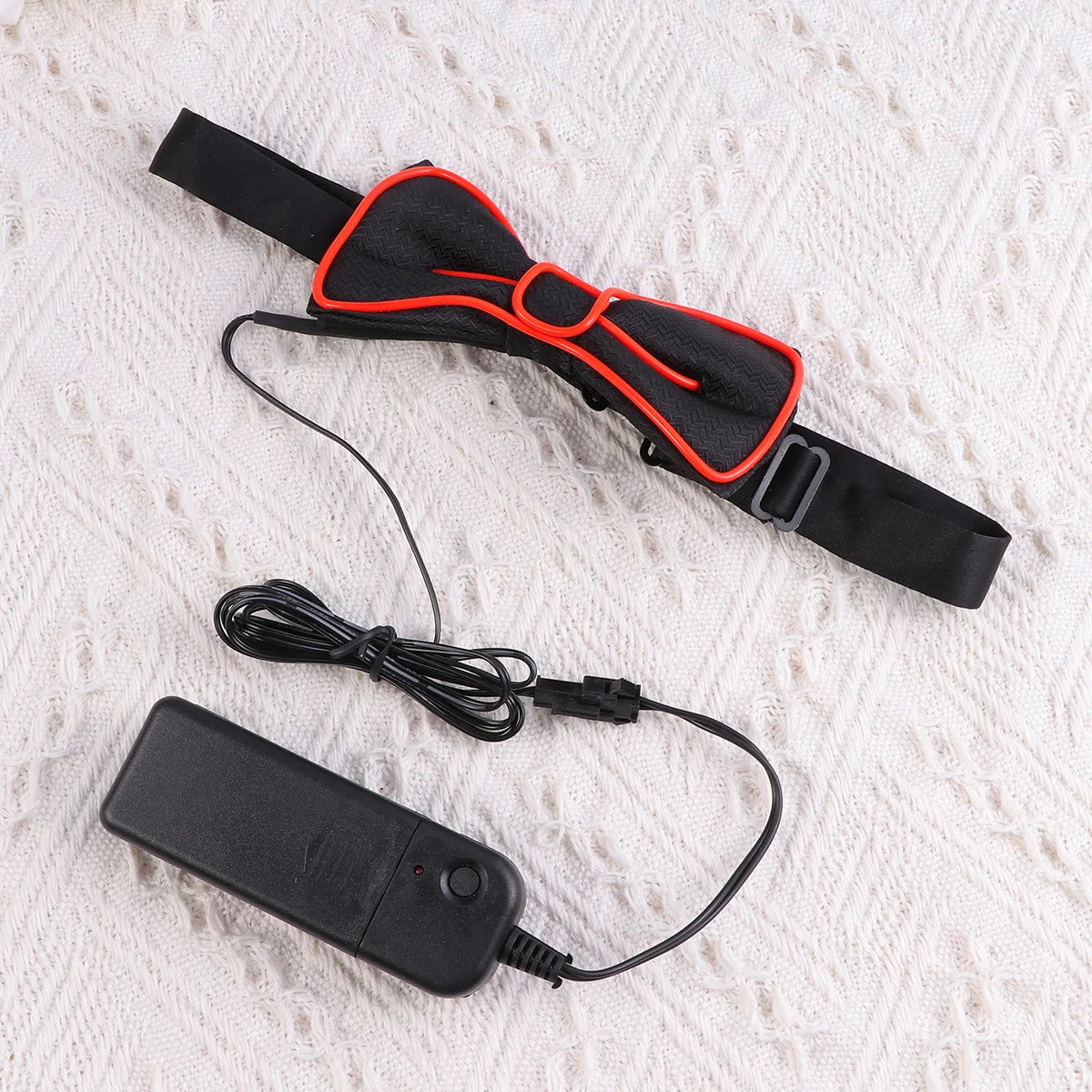 

Led Glowing Bow Tie Flashing Party Tie Luminous Collar Halloween Costume Accessory Yellow Lighted Necktie For Adults Kids