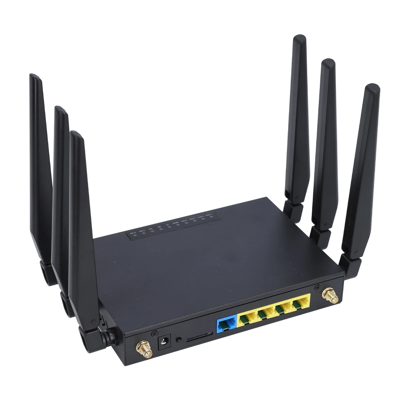 5G CPE WiFi 6 Router 1000Mbps 8 Antennas Dual Band Ethernet Router Heat Dissipation with SIM Card Slot for Home