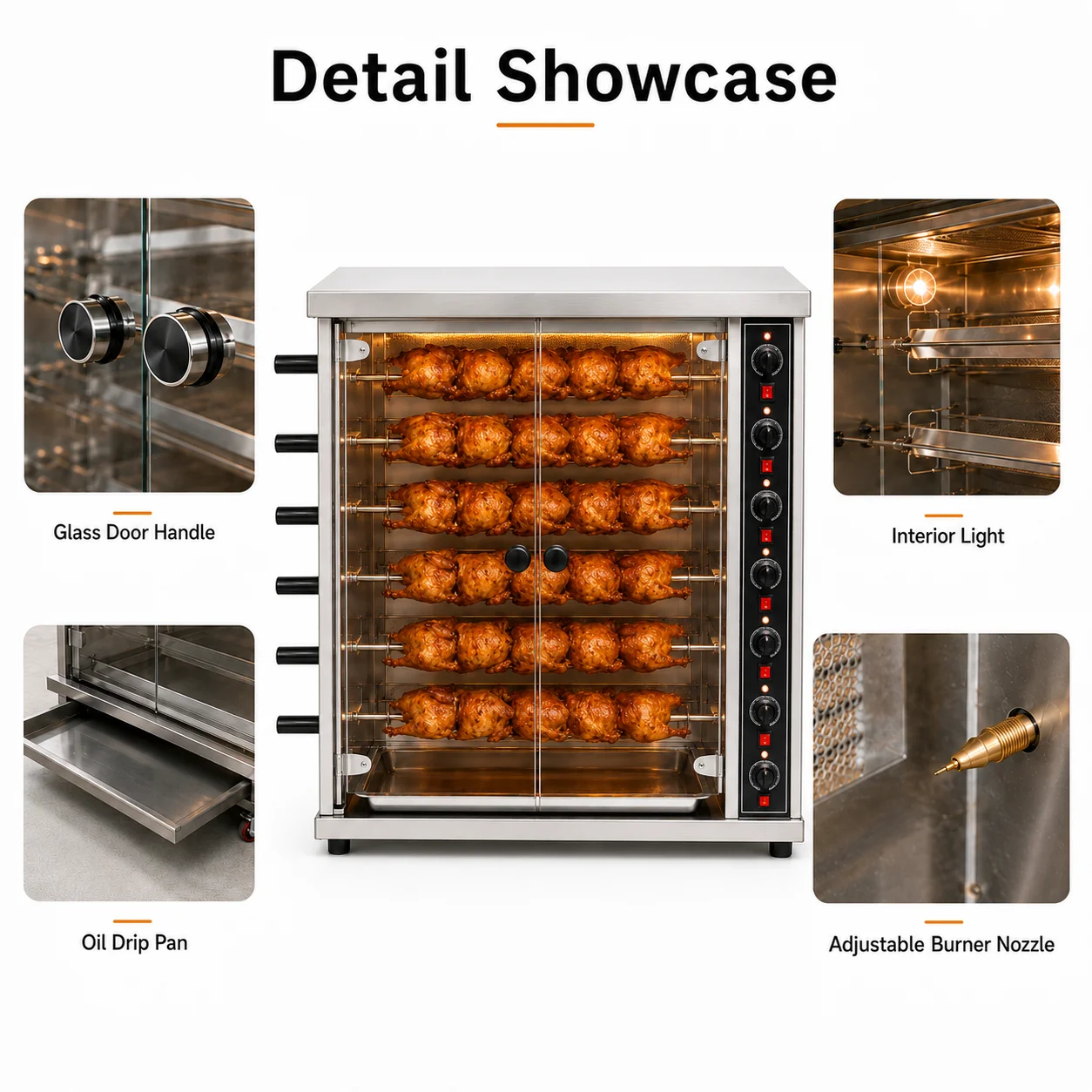 Forno per arrosto di pollame a - Heavy Equipment Supplier recensione e prezzo