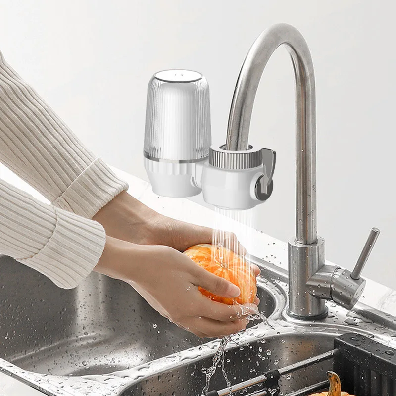 

Kitchen Faucet Pre-filter Household Splash-proof Ceramic Activated Carbon Direct Drinking Water Purifier