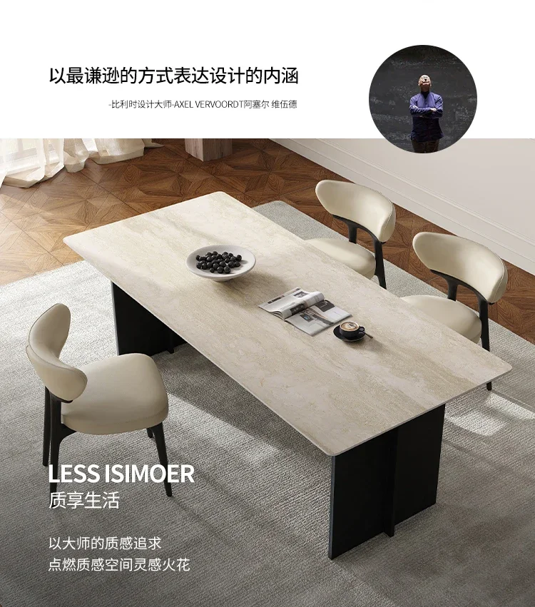 Luxury Retro Dining Table Romantic Adult Simple Modern Dining Table Living Room Comfortable Mesas De Jantar Furniture