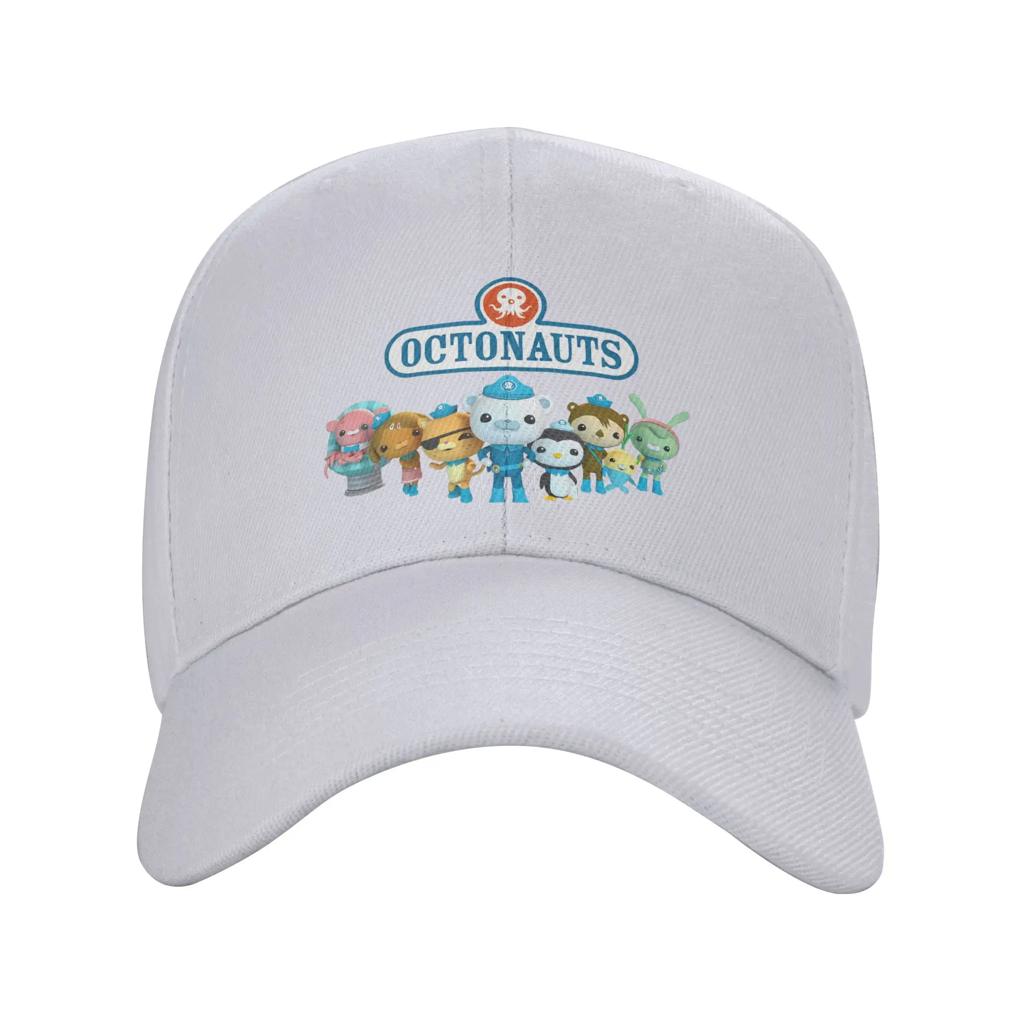 Kid Kwazii Octonauts Characters Curved Brim Baseball CapMakes The Face Look Smaller Sun Cap