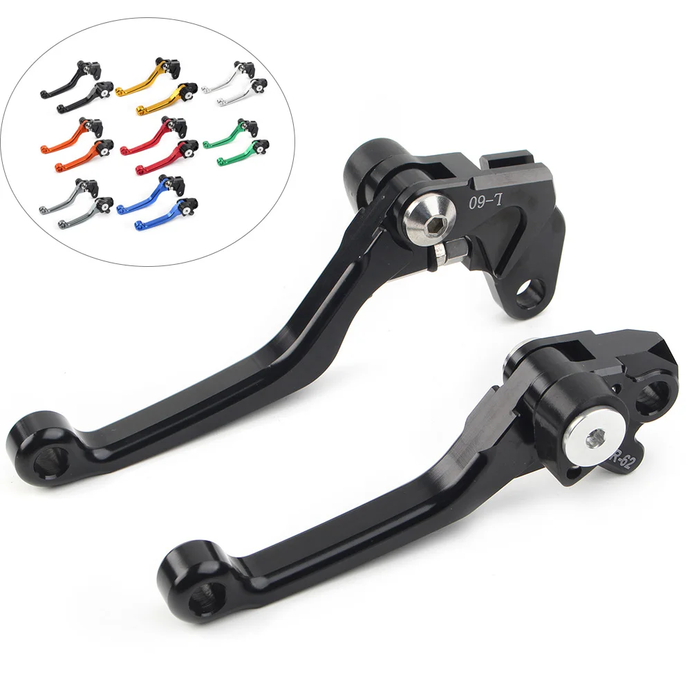 1Pair Motorbike Pivot Brake Clutch Levers For SUZUKI RM125 RM250 RM85 RM 85/125/250