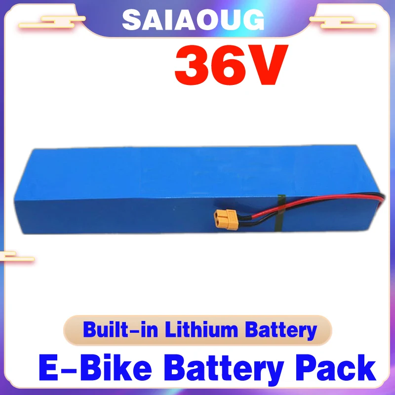 Fietsaccu 36volt Accu Fahradbateri Electric Bike Battery Deep Cycle Do Roweru 10ah 15 20ah 30ah 40ah 50ah 18650 10s3p 750W 1000W