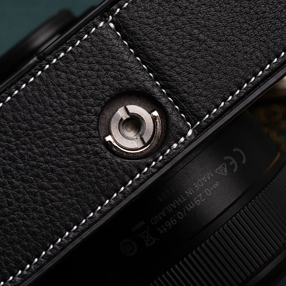 Etui na aparat Nikon ZF w stylu retro, z prawdziwej skóry, na pół aparatu, torba na aparat ZF, etui z prawdziwej skóry, pokrowiec na aparat, pudełko na aparat.