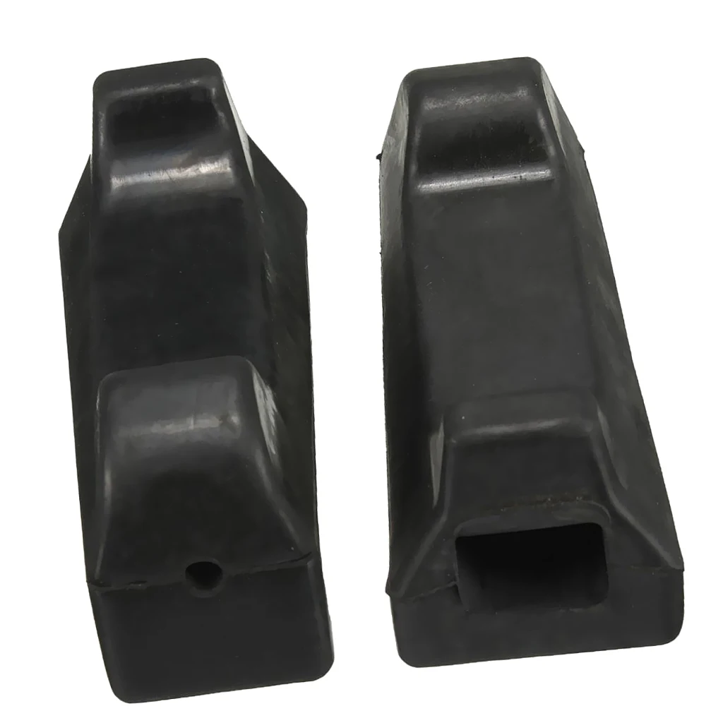 2 Pieces Replacement Front Rubber Footrest for Yamaha YBR 125 Motorbike