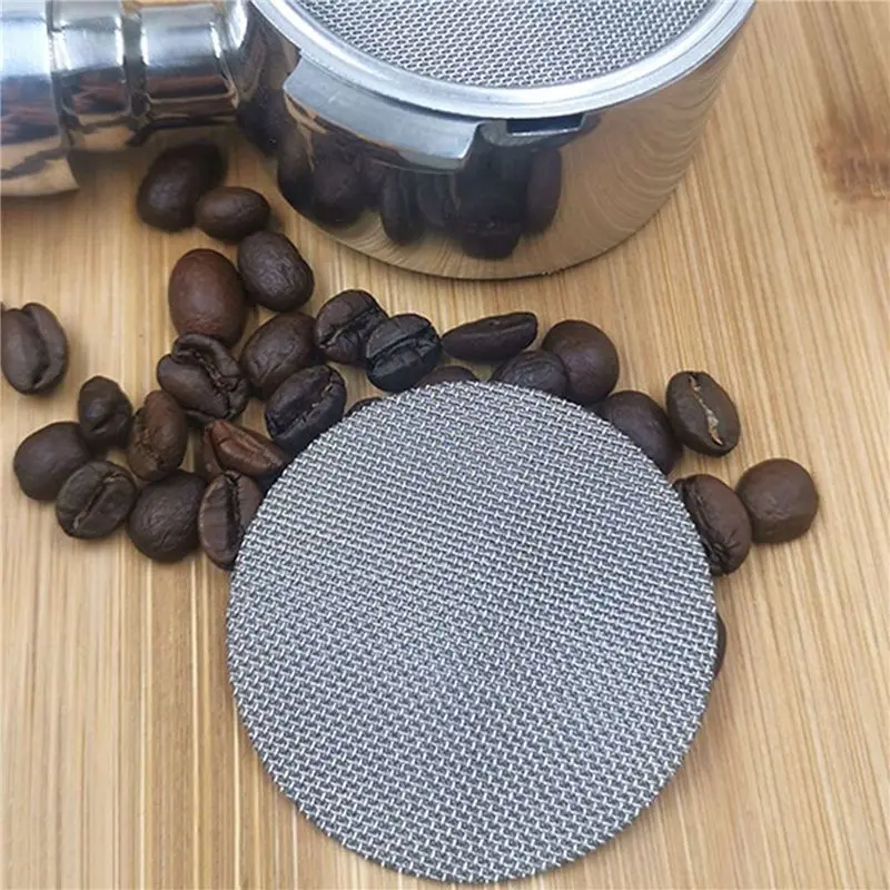 ABJI-5PC 51Mm Puck Screen/Espresso Portafilter Lower Shower Screen/Contact Screen - Stainless Steel 100 Micrometre