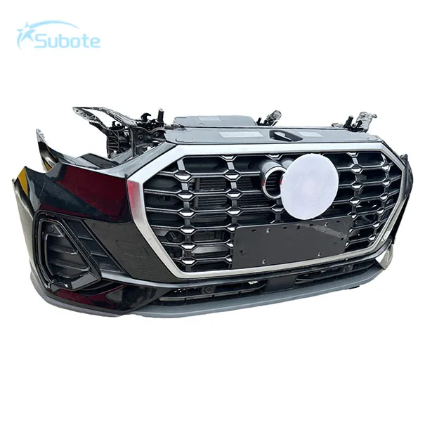 Suitable for the 2020-2023  Q7 Series Original Car Front Bumper with Radiator Set Painted in Good Condition