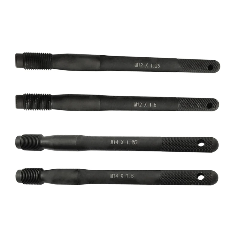 Black Wheel Hangers Alignment Pin Guide Tools 12x1.25/12x1.5/14x1.25/14x1.5 Positioning Pin 160mm/6.3 inches