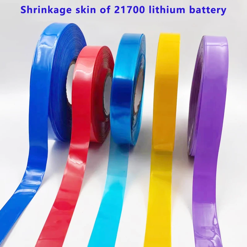 10m/lot PVC heat shrinkable tube 217000 lithium battery pack battery pack battery pack heat shrinkable film packaging skin