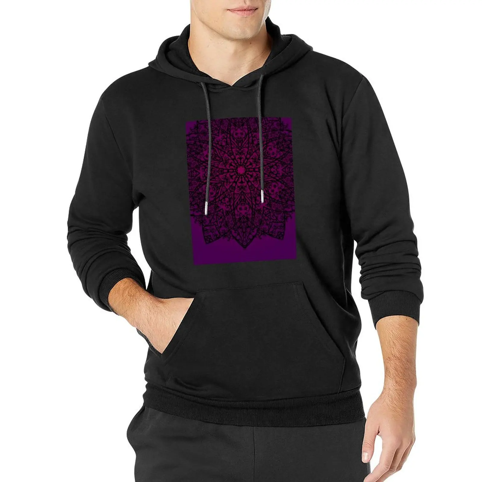 

Mandala *deep purple* Pullover Hoodie korean style clothes anime clothes hoodie