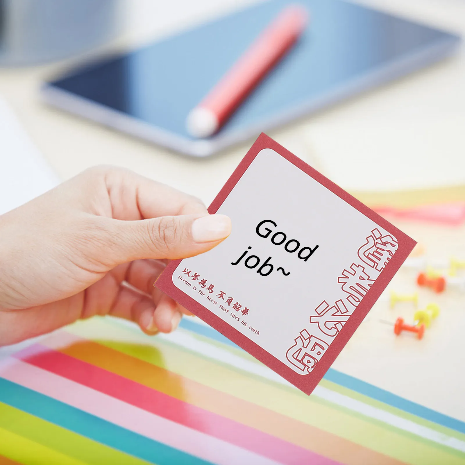 8 Pcs Memo Sticker Sticky Post Notes Cute Stationary Self-stick Pads Office Scrapbooking