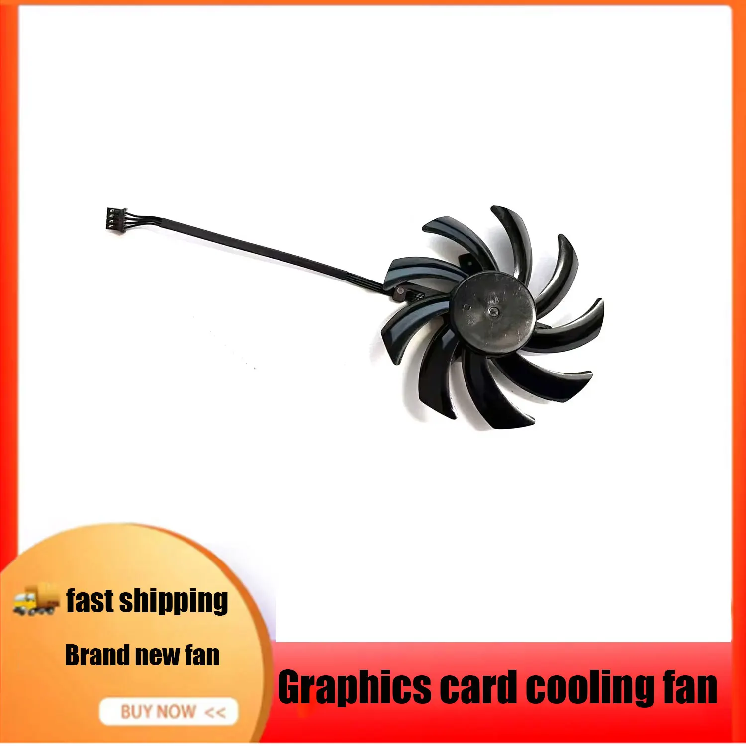 FDC10H12S9-C 12V Gtx1660 Grafische Kaart Koelventilator Voor Lenovo Nvidia Geforce Gtx 1660 Super Grafische Kaart Koelven