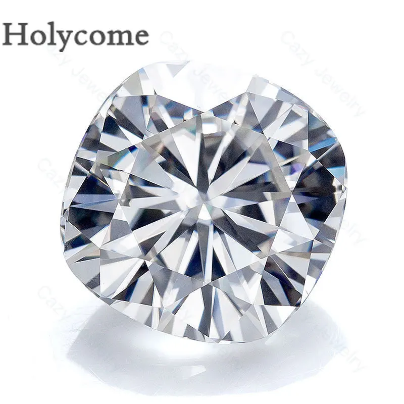 

Wholesale Price Fashion Style Cushion Cut Moissanite Synthetic Diamond D Color White VVS1 Clarity Gemstone with GRA Certificate