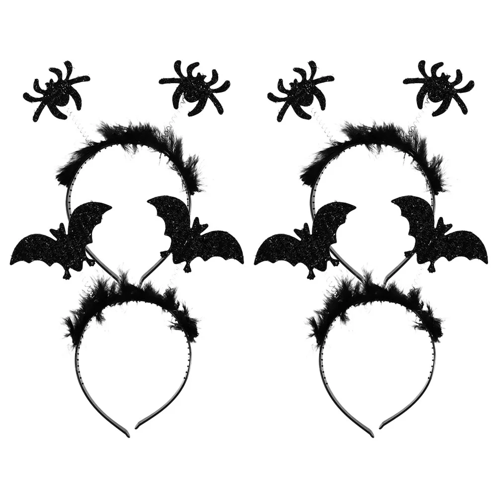 

Bat Spider Headband Cosplay Party Headbands Halloween Hair Hoops Decorate Photo Props Fabric for Costumes