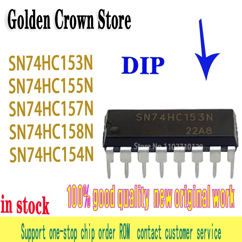 10Pcs/Lot SN74HC153…