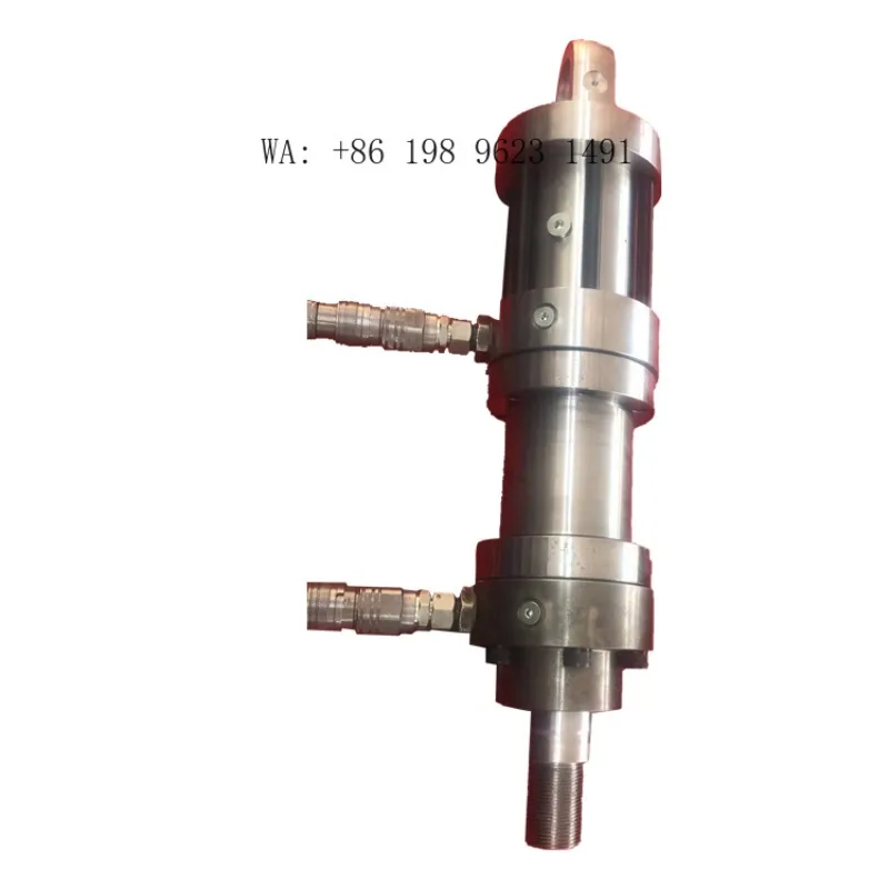 1MPa High Pressure Buffered Hydraulic Cylinder 100mm Inner Tube 70-80mm Rod With Displacement Sensor 1 Year Warranty