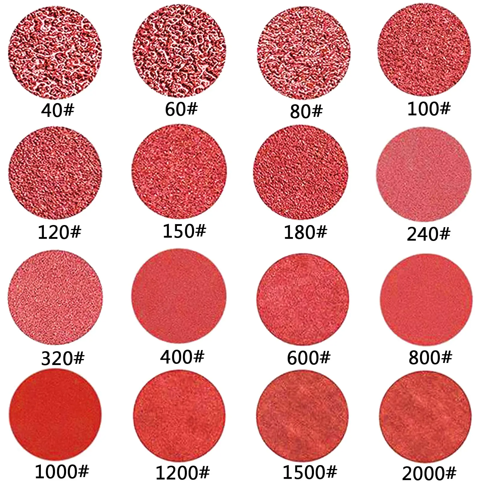 

3 Inch Hook & Loop Sandpaper Kit 40-2000 Grit Assortment 323 Pcs with 1/8” Shank and Foam Buffing Pad for Drill Grinder Rotary