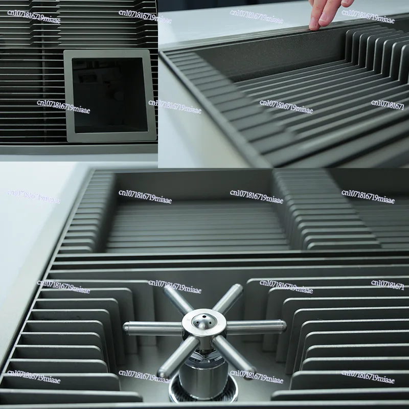 

Stainless Steel Hand Flushing Table Embedded in Filter Sink Coffee Utensils Tea Table Drain Table Cup Flusher Stainless Steel