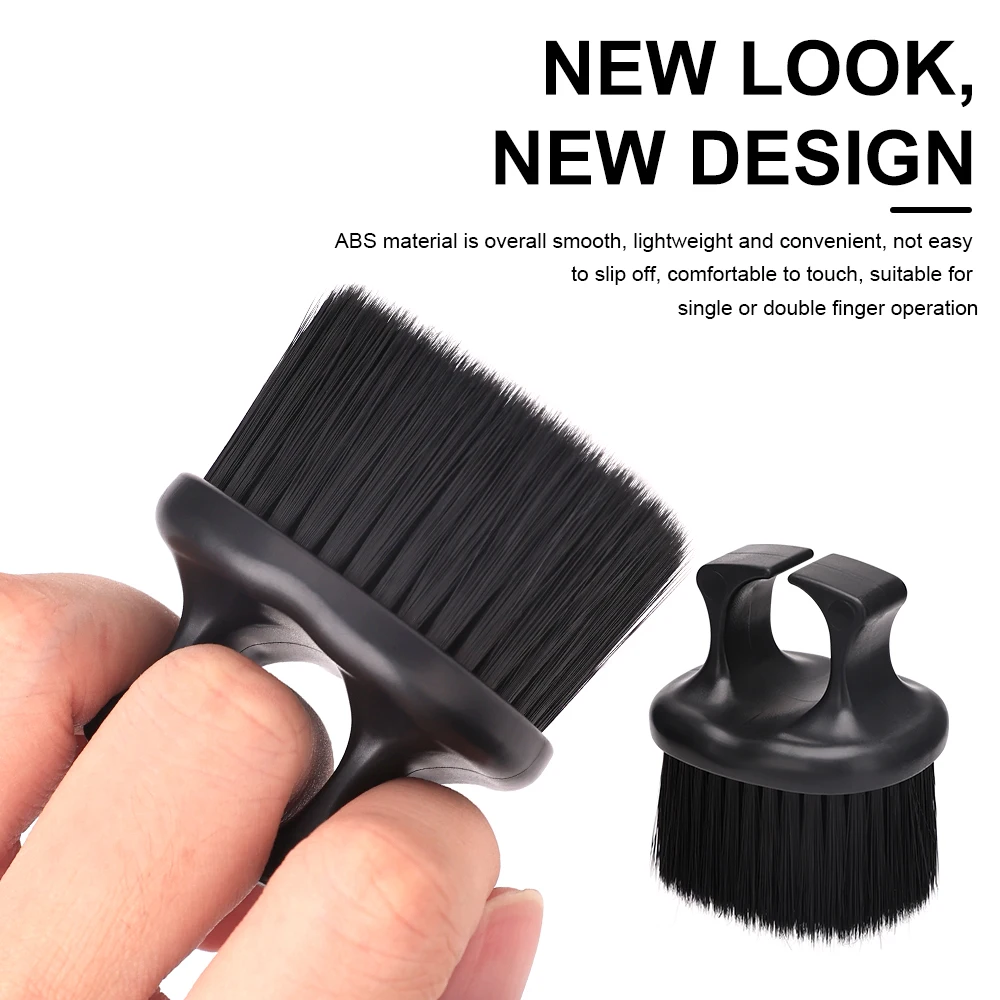 Salon Brush Set Hair Clean Brush Hangable Design Hair Cleaning Neck Brush Ring Beard Brush Stylist Styling