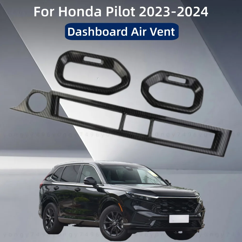 

Наклейки для обновления автомобиля, накладка на вентиляционное отверстие на приборной панели, стильная паста для Honda Pilot 2023-2024, модификация автомобилей, украшения, аксессуары