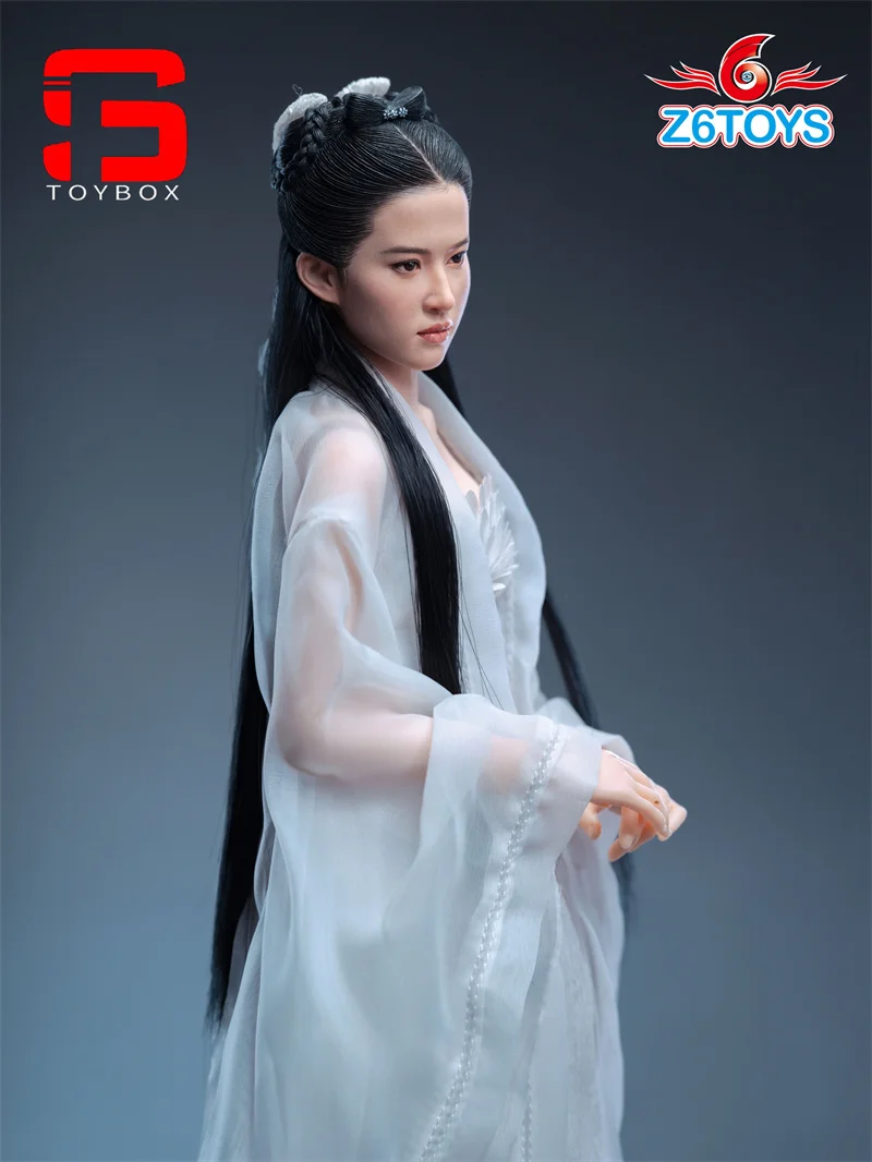 Z6TOYS Z006 1/6 스케일 Yifei 머리 조각 고대 크리스탈 리우 머리 조각 모델 맞는 12 인치 여성 군인 액션 피규어 바디