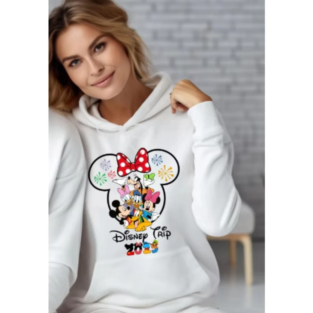 ديزني عطلة المرأة سترة ديزني 2025 البلوز رحلة ديزني ديزني الأسرة هوديي ديزني زوجين البلوز ديزني البلوز