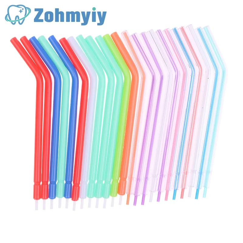 

250pcs/Pack Dental Disposable Air-Water Syringe Tips Plastic Three-Purpose Gun Tip Syringe Water Air Head Nozzles For Dentist