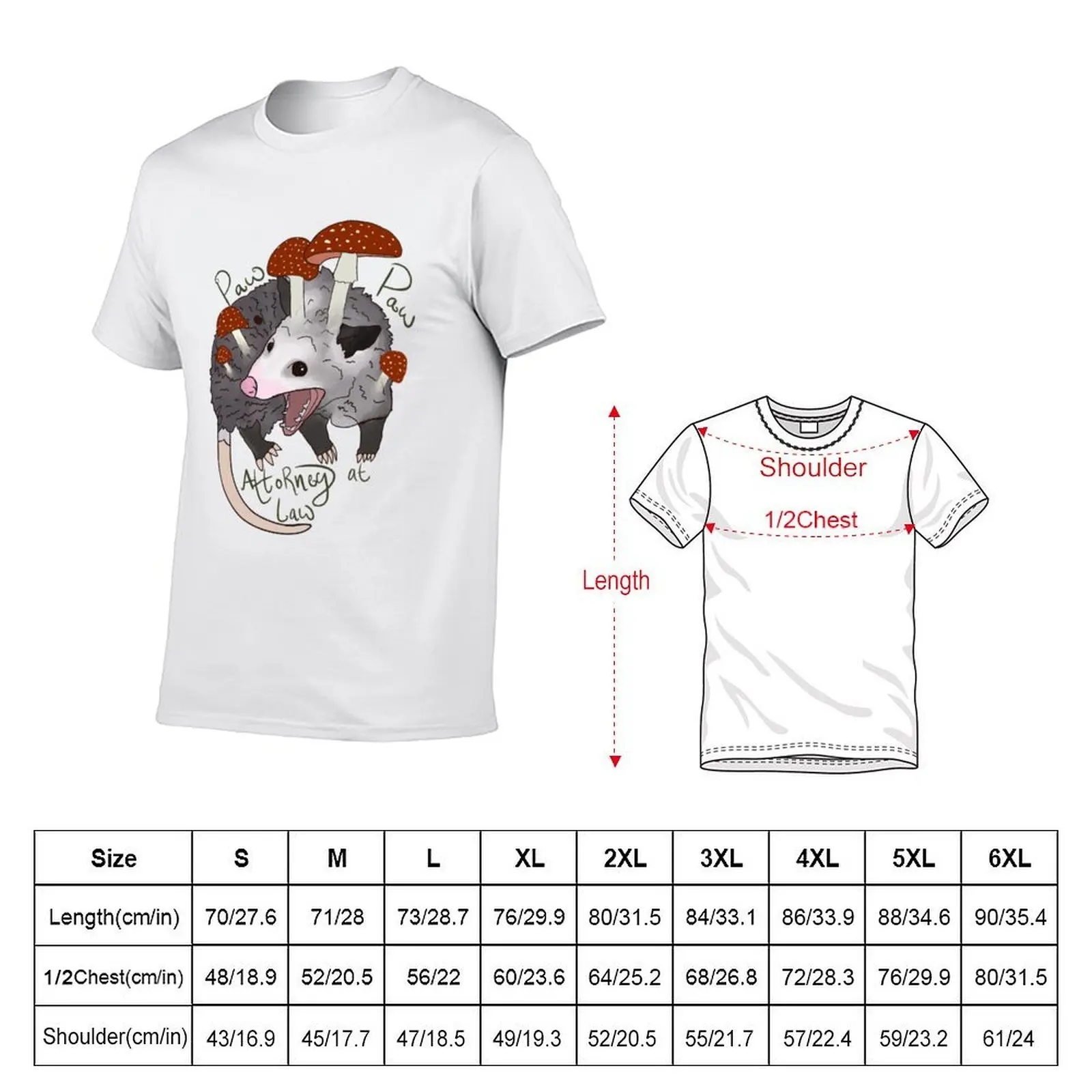PawPaw Attorney at Law T-Shirt man t shirts for men t shirt man cotton t shirts for man graphic vintage T-shirt
