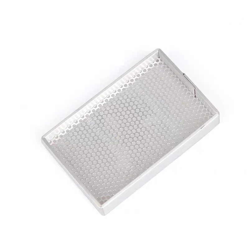 Watch Parts Aluminum Frame Steel Mesh Storage Tray Organizer Dryer Plate Cleaning Tool Watch Drying Tray Watch Repair Accessory