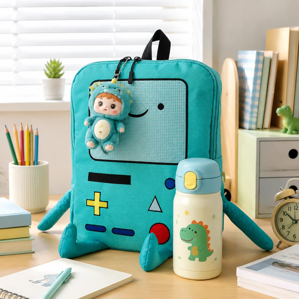 Kids Outdoor Backpack - New 14 Inch Canvas School Backpack