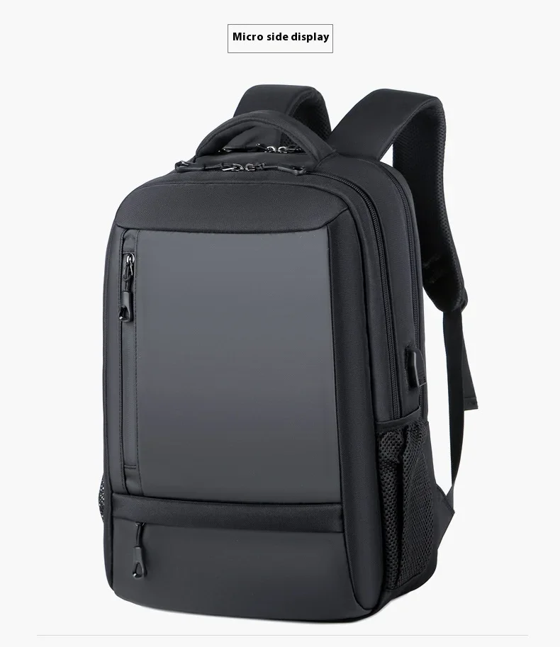 Men's Multi-functional Computer Backpack Simple Waterproof Large Capacity Women's Travel Backpack Bag Suitcase USB Charging 2024