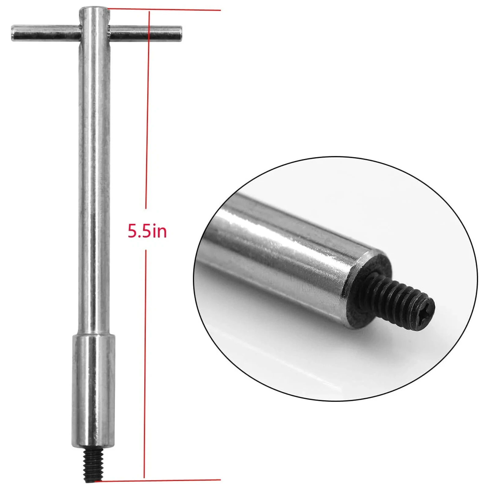 

Chrome Tall T-Bar Valve Cover Hold Down Set Valve Cover T-Bar Set Compatible for SB 265 283 302 305 307 327 350 400