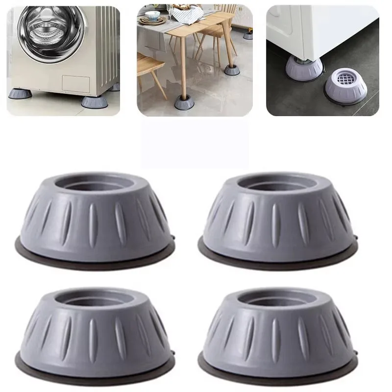 2/4/10Pcs Anti Vibration Feet Pads Rubber Mat Slipstop Silent Universal Washing Machine Refrigerator Support Dampers Stand